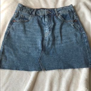 wild fable jean skirt